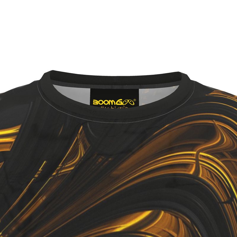 BoomGoo® T-shirt (unisex) "Black Gold Flow" I 1b