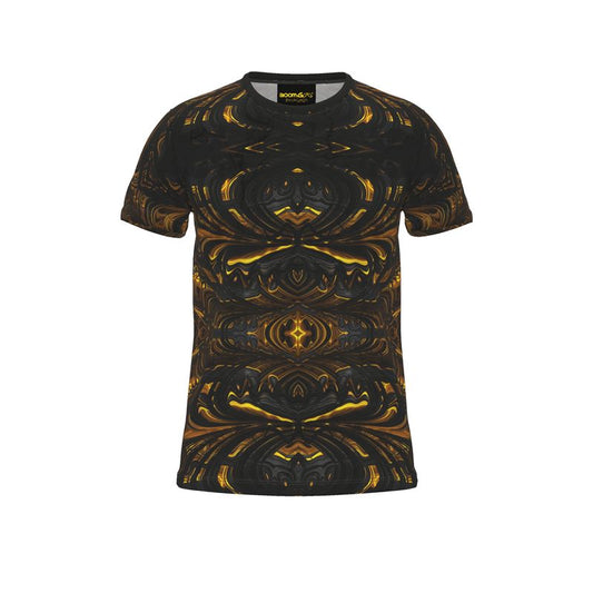 BoomGoo® T-shirt (unisex) "Black Gold Flow" I 4