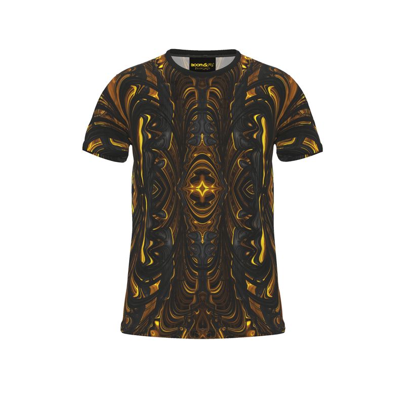 BoomGoo® T-shirt (unisex) "Black Gold Flow" I 4b