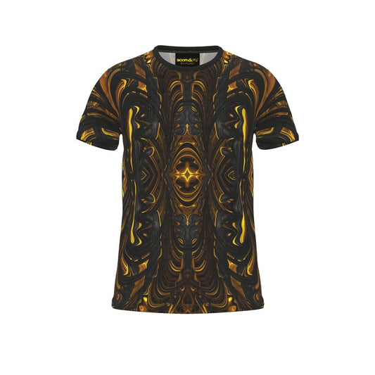 BoomGoo® T-shirt (unisex) "Black Gold Flow" I 4b