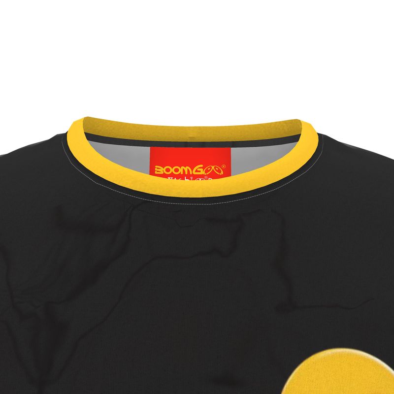 BoomGoo® T-shirt (unisex) "Happy" I black