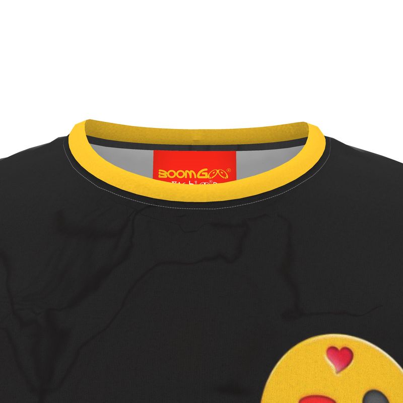 BoomGoo® T-shirt (unisex) "Happy" I 4 black