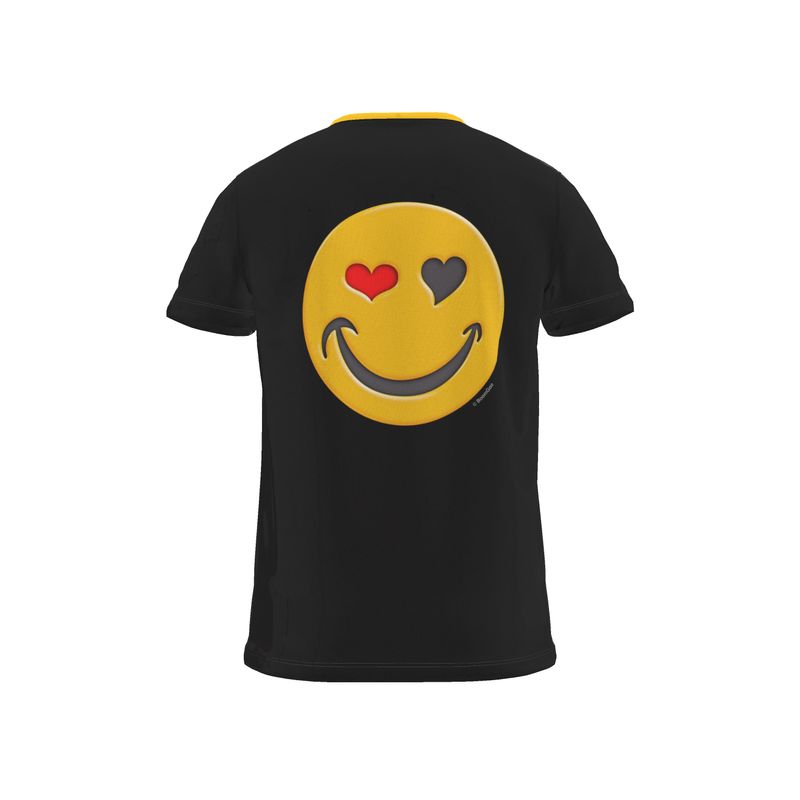 BoomGoo® T-shirt (unisex) "Happy" I 6 black
