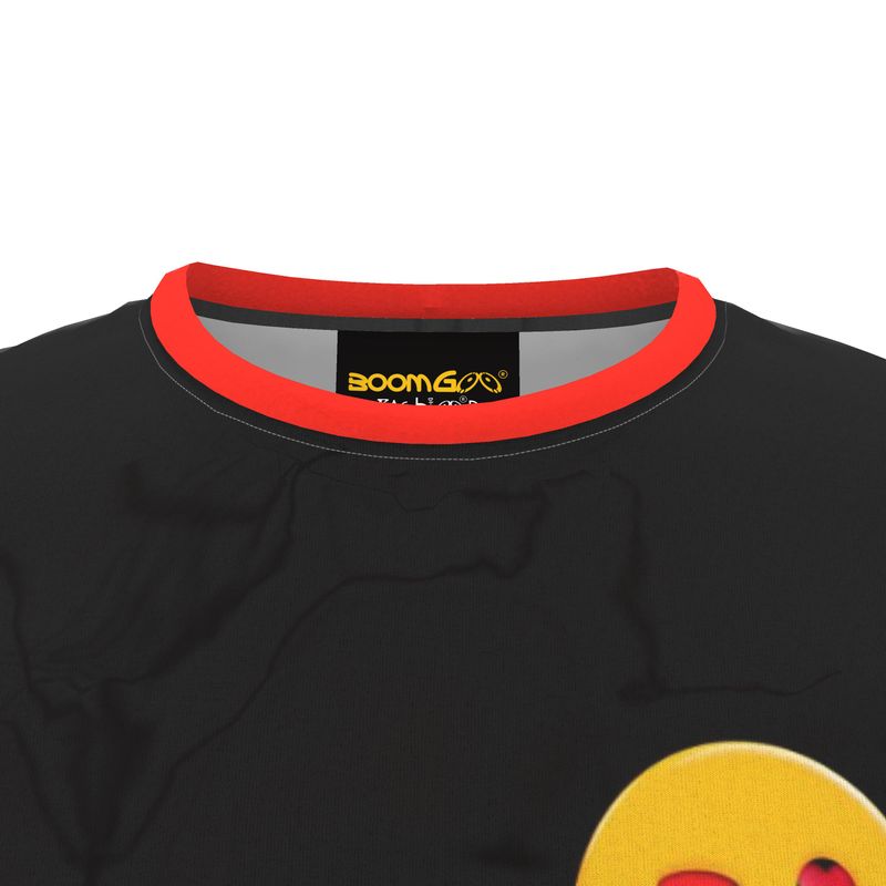 BoomGoo® T-shirt (unisex) "Happy" I 8 Love Me - black