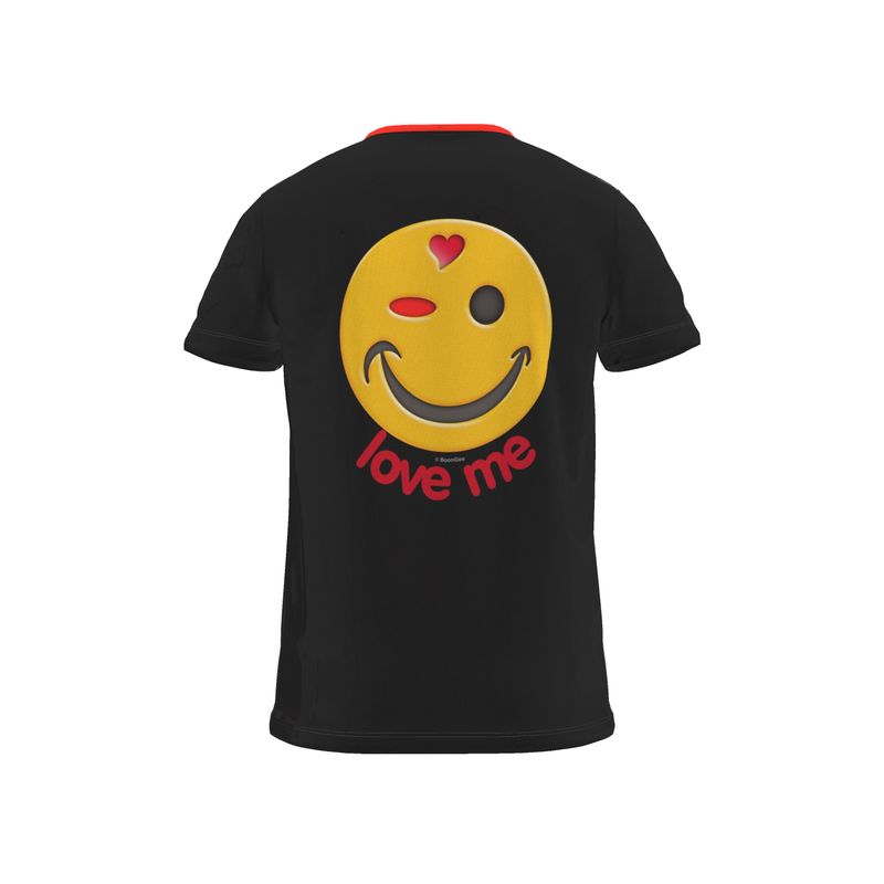 BoomGoo® T-shirt (unisex) "Happy" I 7 Love Me - black