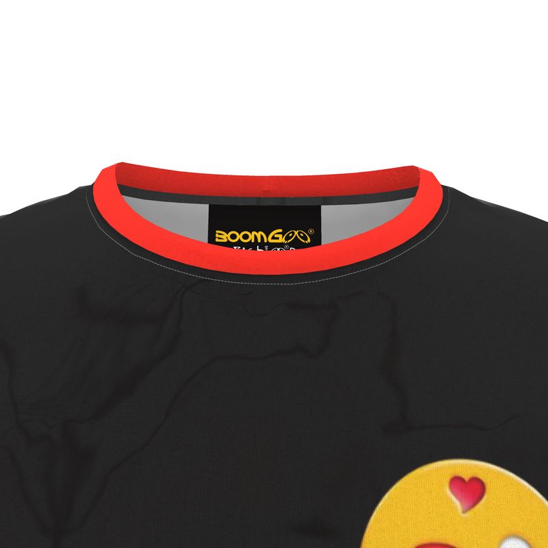 BoomGoo® T-shirt (unisex) "Happy" I 9 Love Me - black