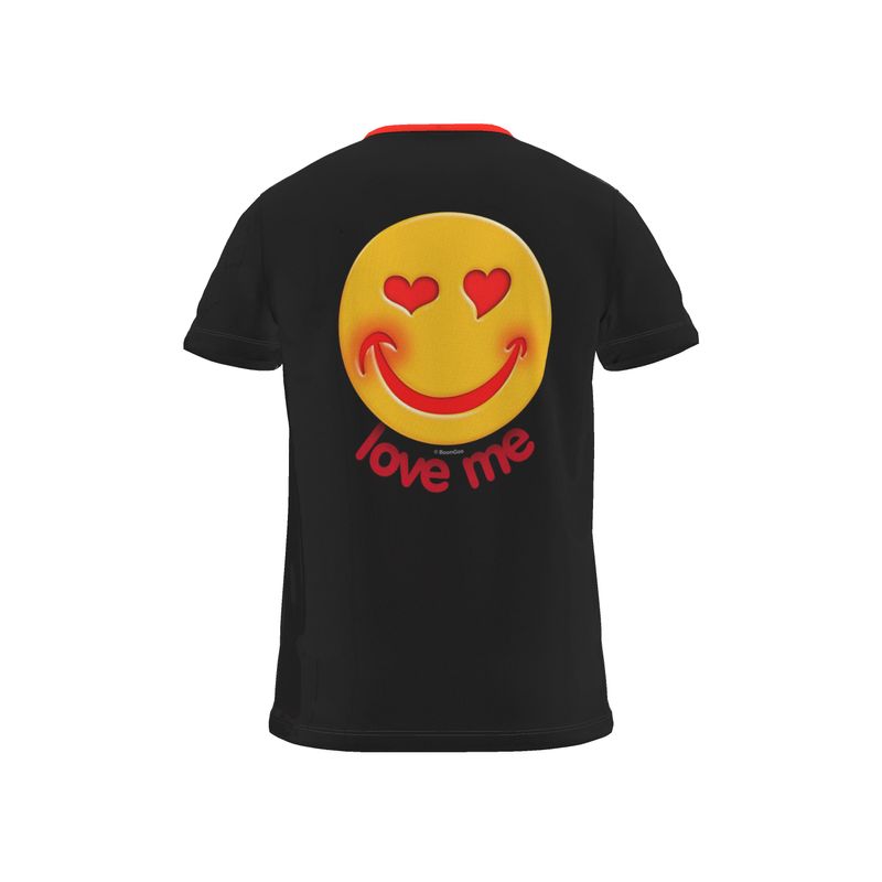 BoomGoo® T-shirt (unisex) "Happy" 10 Love me - black