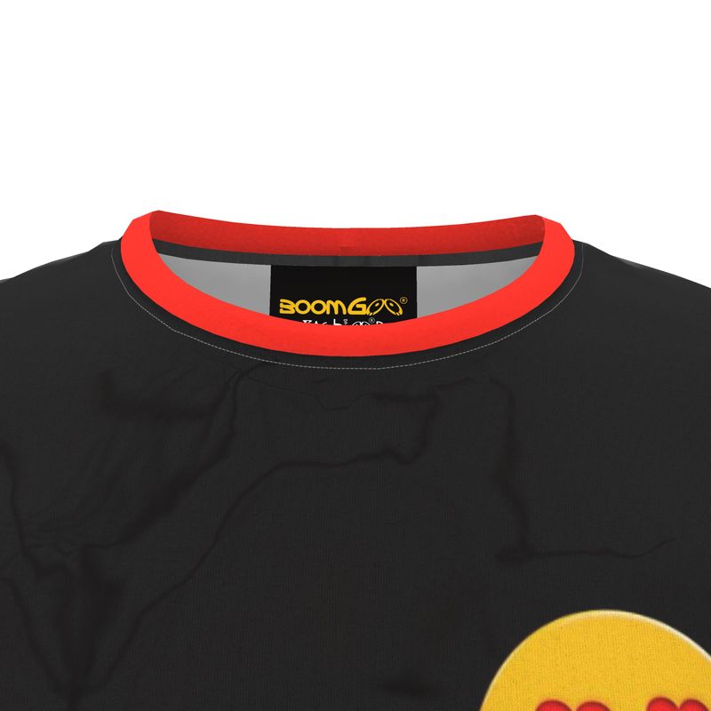 BoomGoo® T-shirt (unisex) "Happy" 10 Love me - black