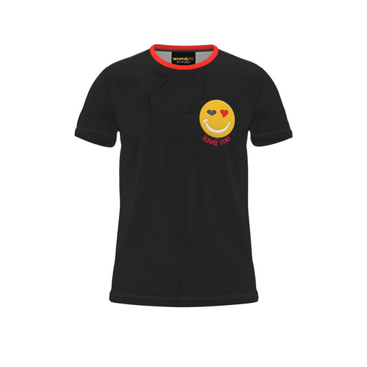BoomGoo® T-shirt (unisex) "Happy" 11 Love me - black
