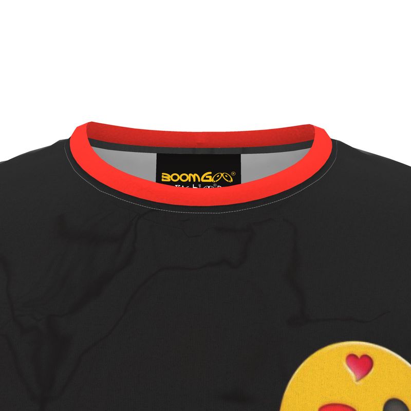 BoomGoo® T-shirt (unisex) "Happy" 12 Love Guru - black