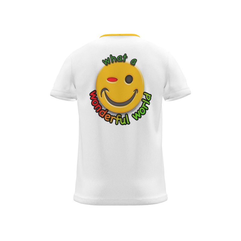 BoomGoo® T-shirt (unisex) "Happy" 17 What a Wonderful World
