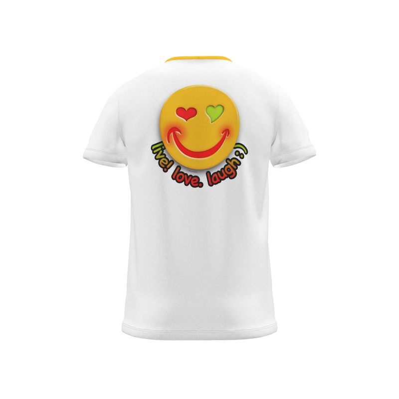 BoomGoo® T-shirt (unisex) "Happy" 19 Live! Love. Laugh ; )