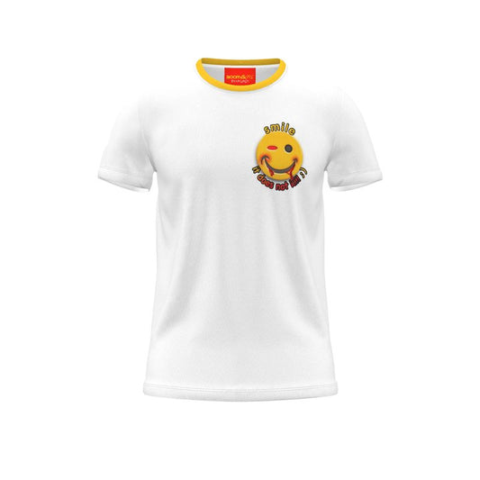 BoomGoo® T-shirt (unisex) "Happy" 20 "Smile - it does not kill ; )"