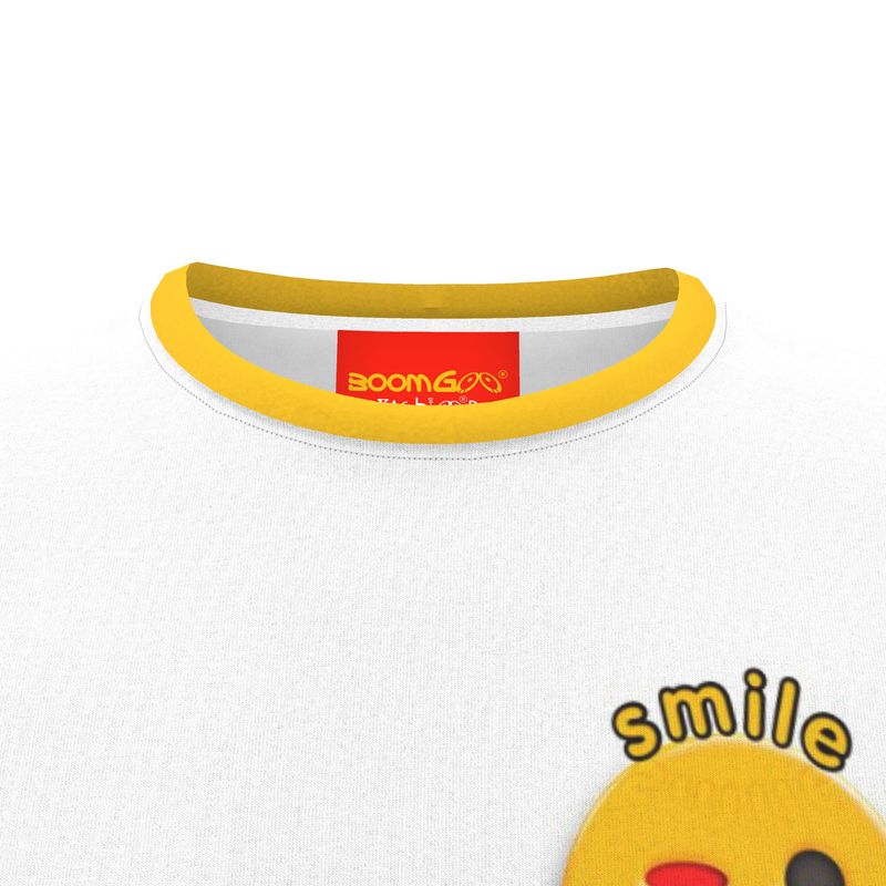 BoomGoo® T-shirt (unisex) "Happy" 20 "Smile - it does not kill ; )"