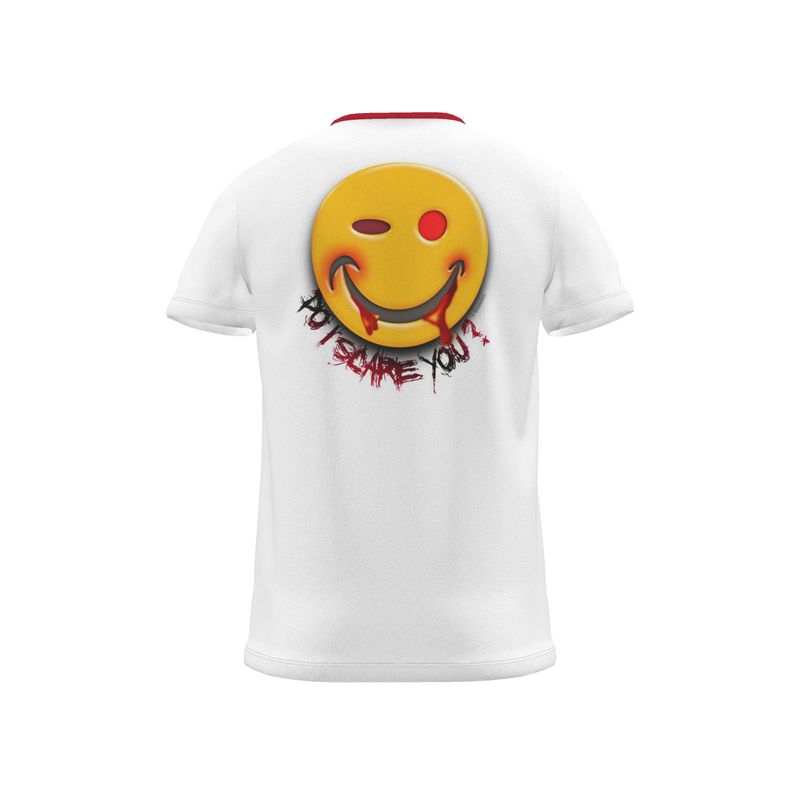 BoomGoo® T-shirt (unisex) "Happy" 21 Do I Scare You?"