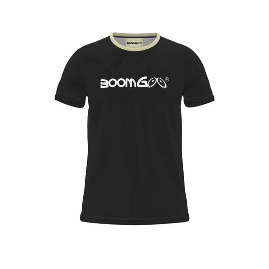 BoomGoo® T-shirt (unisex) cool brand logo 1b on black
