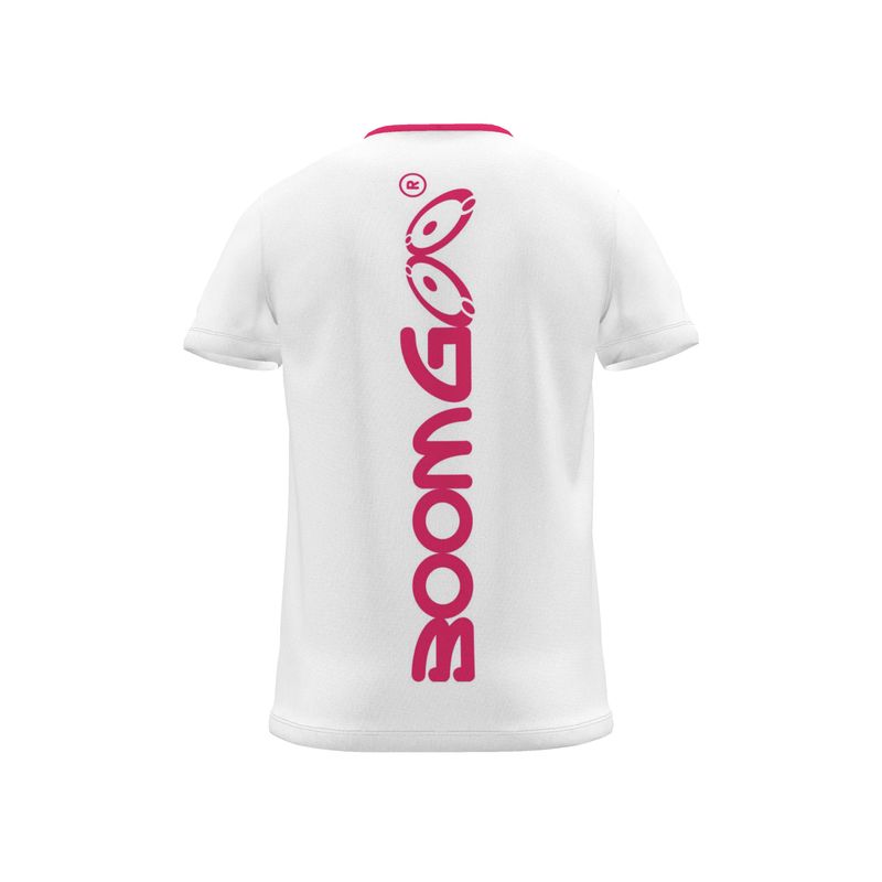 BoomGoo® T-shirt (unisex) cool brand logo 1f fuchsia