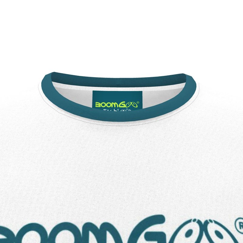 BoomGoo® T-shirt (unisex) cool brand logo 1blt blue teal