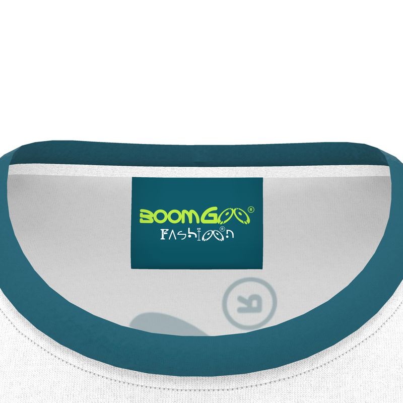 BoomGoo® T-shirt (unisex) cool brand logo 1blt blue teal