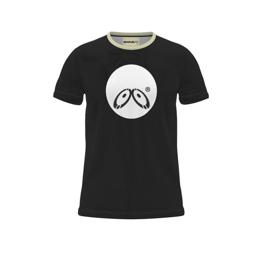 BoomGoo® T-shirt (unisex) cool brand logo 12w ufo sphere on black