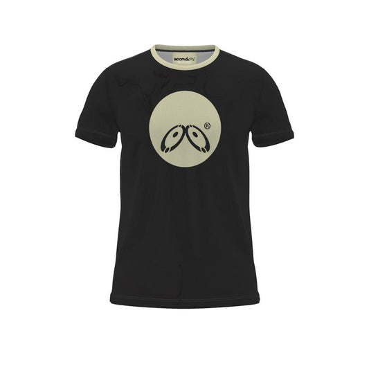 BoomGoo® T-shirt (unisex) cool brand logo 12 ufo sphere on black