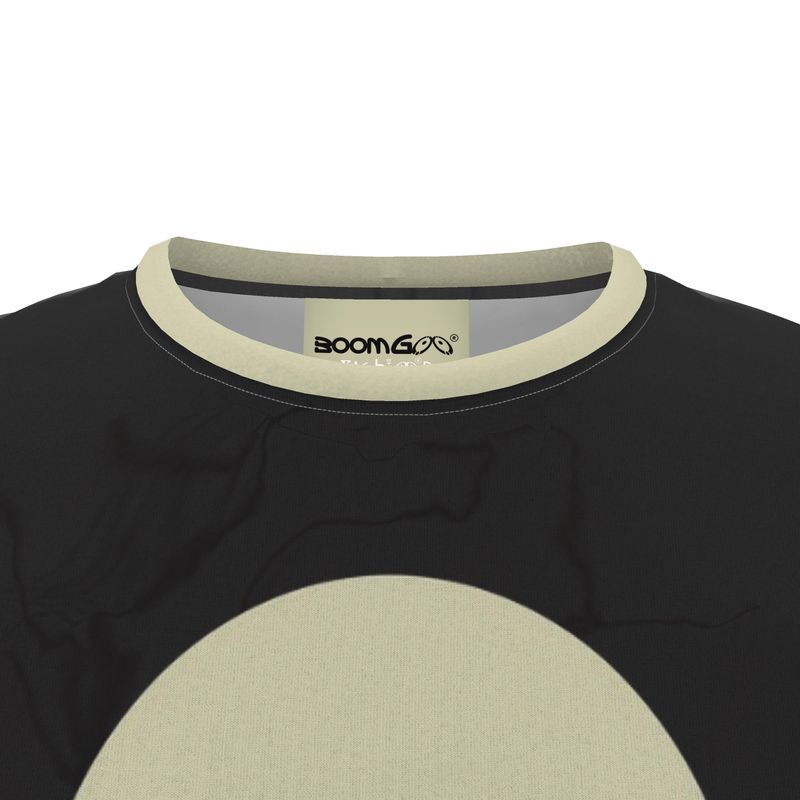 BoomGoo® T-shirt (unisex) cool brand logo 12 ufo sphere on black