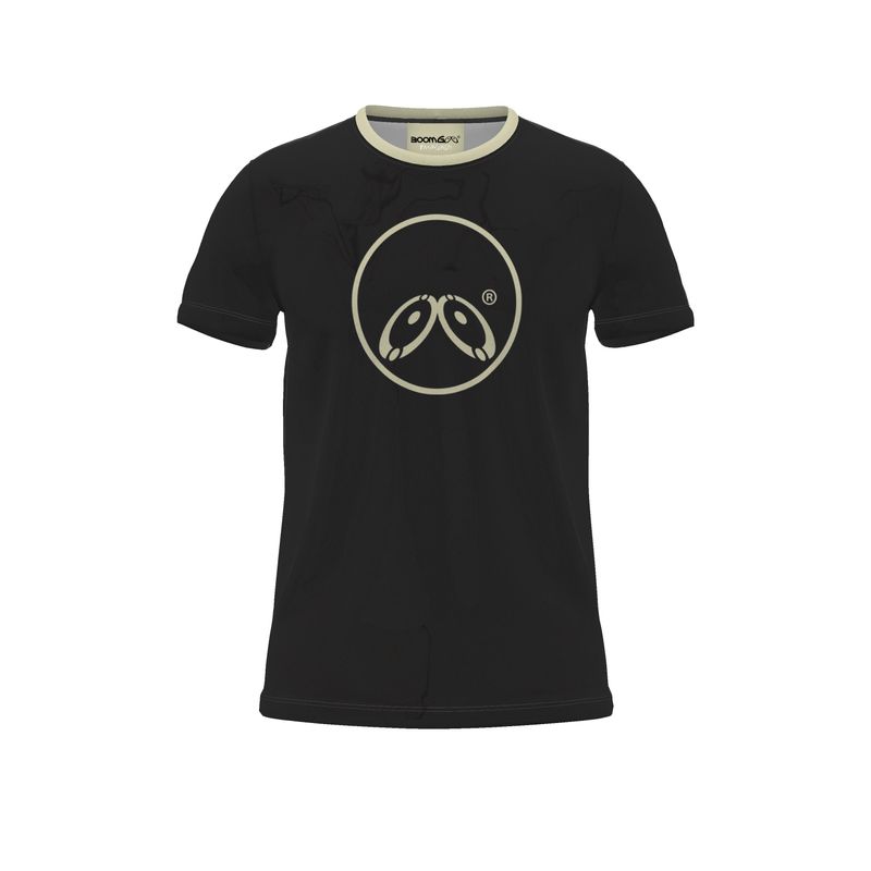 BoomGoo® T-shirt (unisex) cool brand logo 12o ufo sphere outline beige