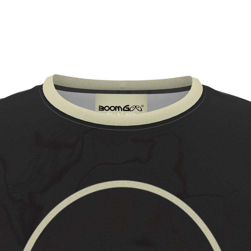 BoomGoo® T-shirt (unisex) cool brand logo 12o ufo sphere outline beige