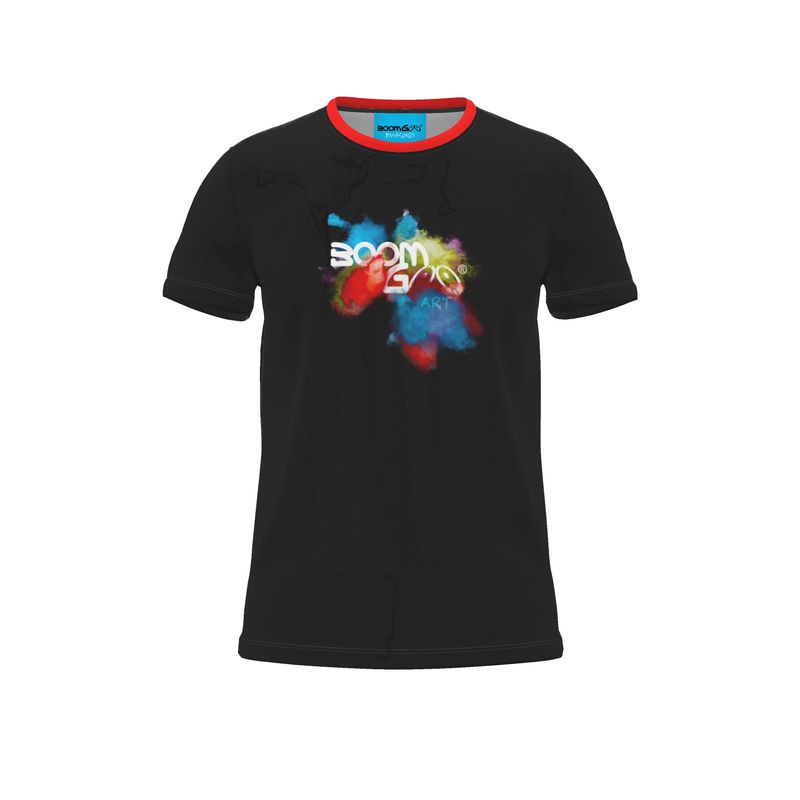 BoOmGoo® T-shirt (unisex) cool brand logo 21 boOM Art ; ) on black
