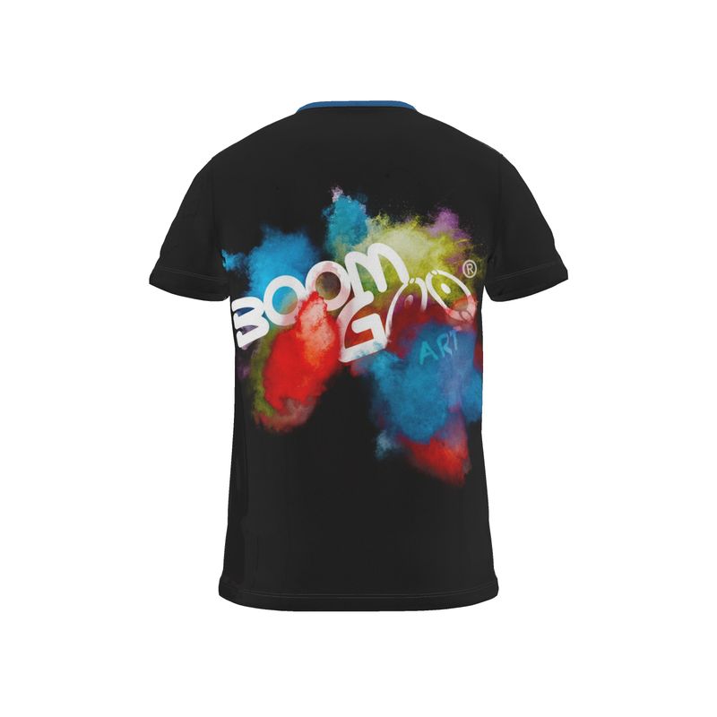 BoOmGoo® T-shirt (unisex) cool brand logo 21 boOM Art 2 ; ) on black