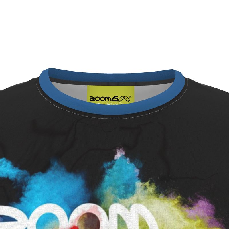 BoOmGoo® T-shirt (unisex) cool brand logo 21 boOM Art 2 ; ) on black