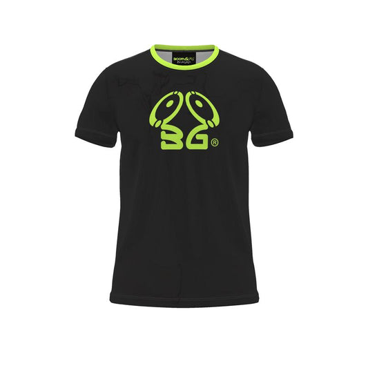 BoomGoo® T-shirt (unisex) cool brand logo 9b neon ufo on black
