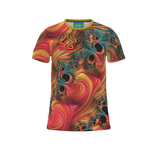 BoomGoo® T-shirt (unisex) "Rainbow Mountain" I 2 cool logo