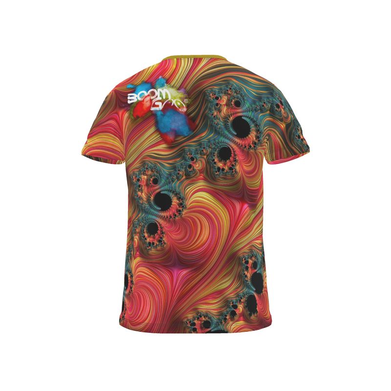 BoomGoo® T-shirt (unisex) "Rainbow Mountain" I 2 cool logo