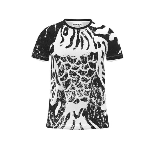 BoomGoo® T-shirt (unisex) Kids' Drawings "Fish" I 1 Black