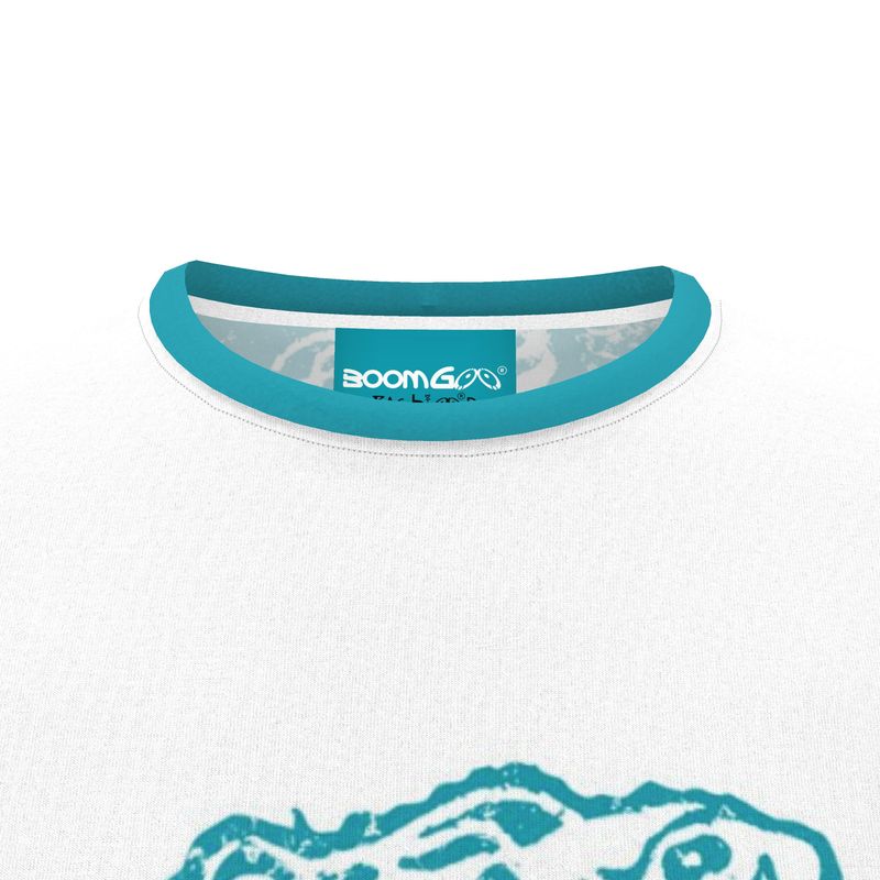 BoomGoo® T-shirt (unisex) Kids' Drawings "Fish" I 4 Blue