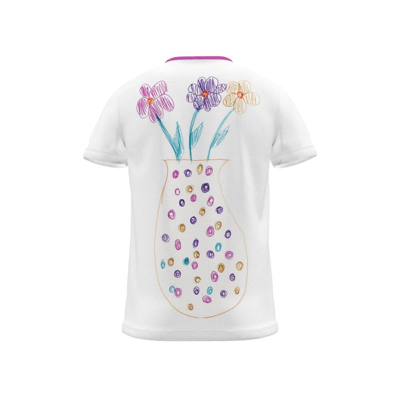 BoomGoo® T-shirt (unisex) Kids' Drawings "Flower Vase" 1