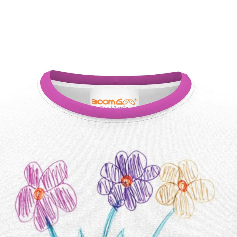 BoomGoo® T-shirt (unisex) Kids' Drawings "Flower Vase" 1
