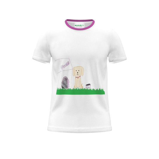 BoomGoo® T-shirt (unisex) Kids' Drawings "Dog" I Princess
