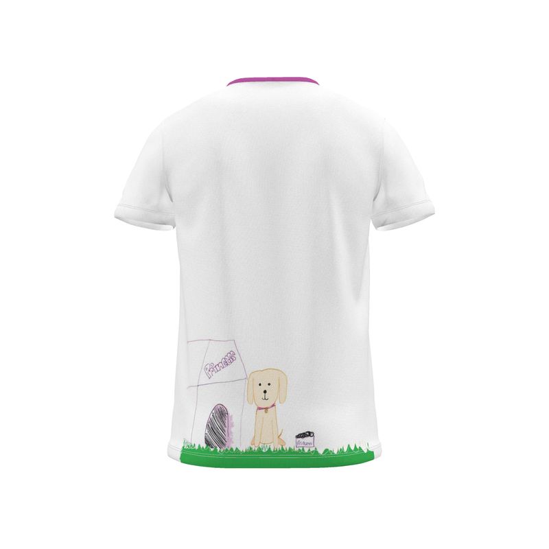 BoomGoo® T-shirt (unisex) Kids' Drawings "Dog" I Princess