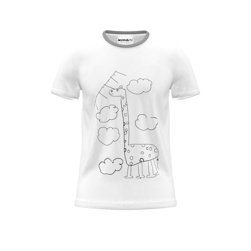 BoomGoo® T-shirt (unisex) Kids' Drawings "Giraffe" 1