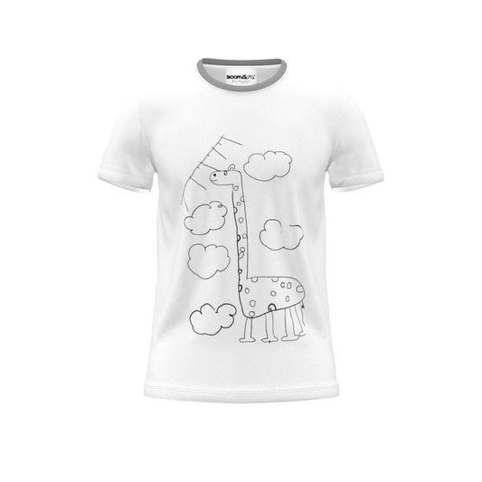 BoomGoo® T-shirt (unisex) Kids' Drawings "Giraffe" 1