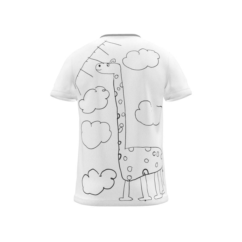 BoomGoo® T-shirt (unisex) Kids' Drawings "Giraffe" 1