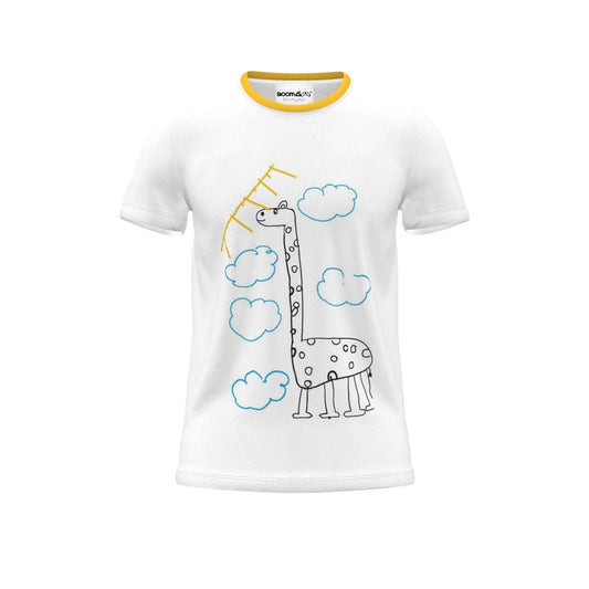 BoomGoo® T-shirt (unisex) Kids' Drawings "Giraffe" 1c color