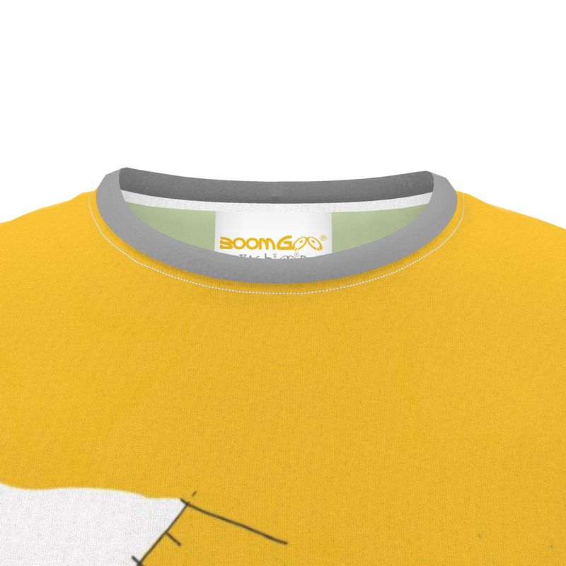 BoomGoo® T-shirt (unisex) Kids' Drawings "Giraffe" 1 yellow/green ; )