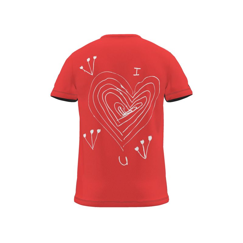 BoomGoo® T-shirt (unisex) Kids' Drawings "Love" 3r