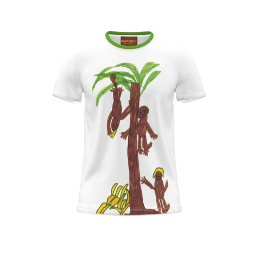 BoomGoo® T-shirt (unisex) Kids' Drawings "Chimpanzees" 1