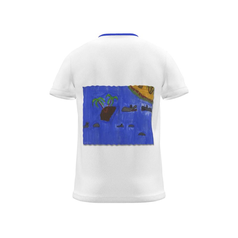 BoomGoo® T-shirt (unisex) Kids' Drawings "Hippos" 1