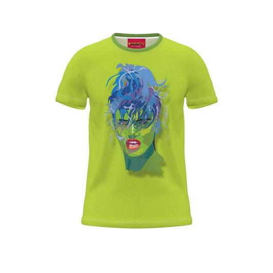 BoomGoo® T-shirt (unisex) pop art "LadyFunk" 1g green