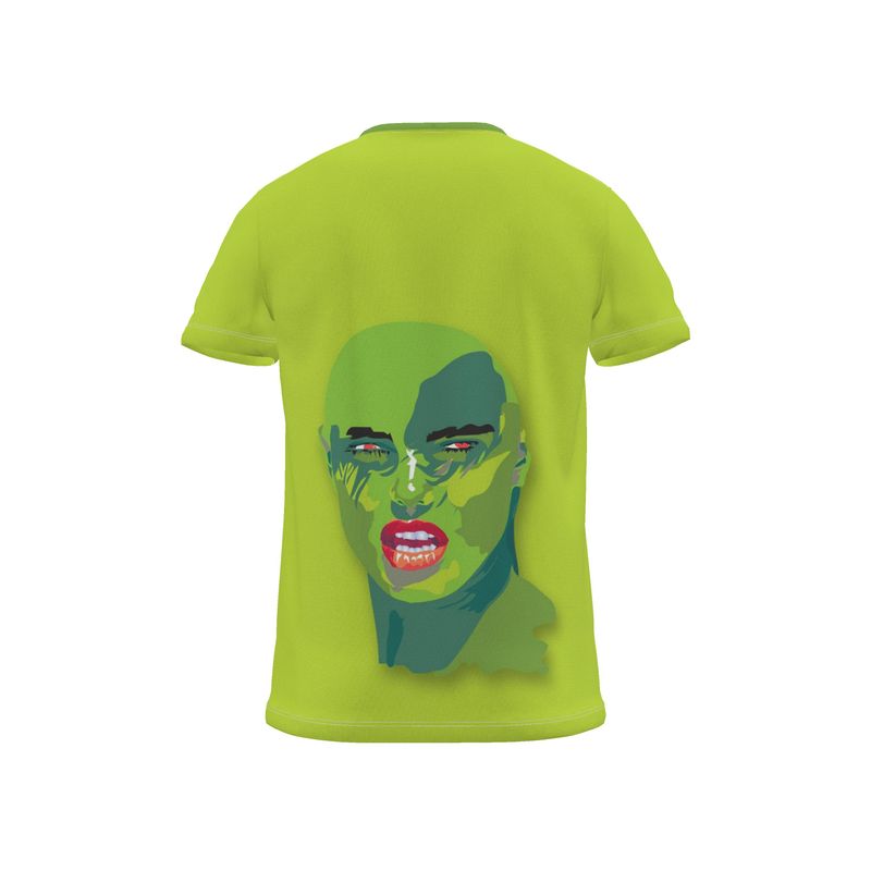 BoomGoo® T-shirt (unisex) pop art "LadyFunk" 1g green